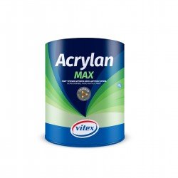 ACRYLAN MAX, 750 мл, белая. Инновационная гибридная нано-акриловая матовая краска высокой прочности