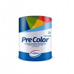 VITEX PRECOLOR, 750 мл, белая. Белая акриловая грунтовка на водной основе, колеруемая в цвет финишного покрытия
