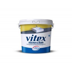 VITEX KITCHEN AND BATH, 3 л, белая. Премиальная ультрабелая водоэмульсионная краска для внутренних помещений с повышенной влажностью