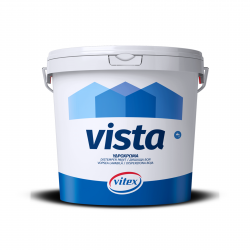 VITEX VISTA, 3 л, белая. Премиальная глубокоматовая, ультрабелая краска для потолков